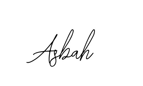 Also we have Asbah name is the best signature style. Create professional handwritten signature collection using Bearetta-2O07w autograph style. Asbah signature style 12 images and pictures png