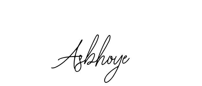 Design your own signature with our free online signature maker. With this signature software, you can create a handwritten (Bearetta-2O07w) signature for name Asbhoye. Asbhoye signature style 12 images and pictures png