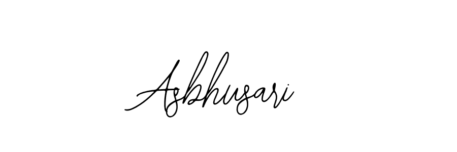 Design your own signature with our free online signature maker. With this signature software, you can create a handwritten (Bearetta-2O07w) signature for name Asbhusari. Asbhusari signature style 12 images and pictures png