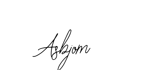 Asbjom stylish signature style. Best Handwritten Sign (Bearetta-2O07w) for my name. Handwritten Signature Collection Ideas for my name Asbjom. Asbjom signature style 12 images and pictures png