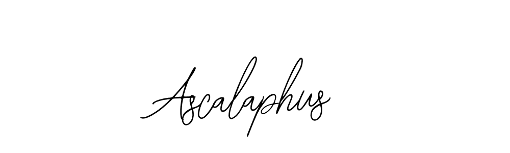 Use a signature maker to create a handwritten signature online. With this signature software, you can design (Bearetta-2O07w) your own signature for name Ascalaphus. Ascalaphus signature style 12 images and pictures png