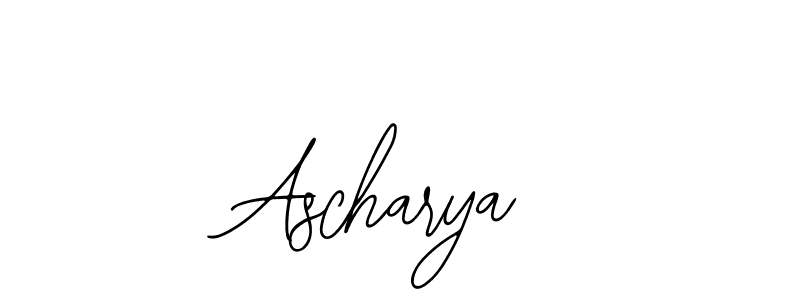 How to make Ascharya signature? Bearetta-2O07w is a professional autograph style. Create handwritten signature for Ascharya name. Ascharya signature style 12 images and pictures png