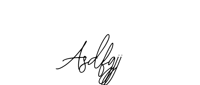 How to make Asdfgjj name signature. Use Bearetta-2O07w style for creating short signs online. This is the latest handwritten sign. Asdfgjj signature style 12 images and pictures png