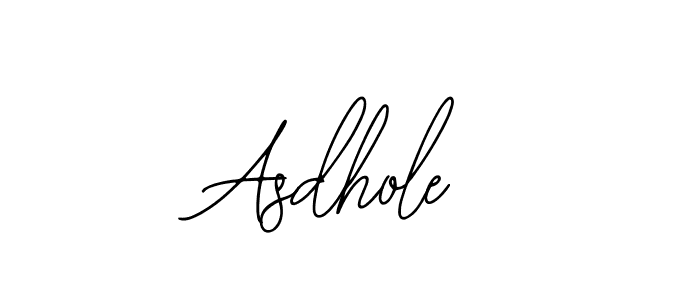 if you are searching for the best signature style for your name Asdhole. so please give up your signature search. here we have designed multiple signature styles  using Bearetta-2O07w. Asdhole signature style 12 images and pictures png
