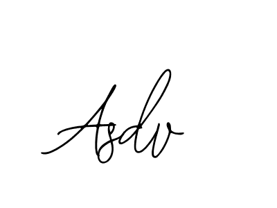 Use a signature maker to create a handwritten signature online. With this signature software, you can design (Bearetta-2O07w) your own signature for name Asdv. Asdv signature style 12 images and pictures png