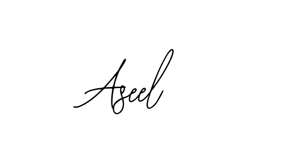 Similarly Bearetta-2O07w is the best handwritten signature design. Signature creator online .You can use it as an online autograph creator for name Aseel . Aseel  signature style 12 images and pictures png