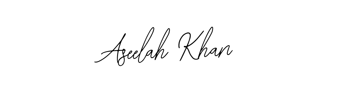 Make a short Aseelah Khan signature style. Manage your documents anywhere anytime using Bearetta-2O07w. Create and add eSignatures, submit forms, share and send files easily. Aseelah Khan signature style 12 images and pictures png