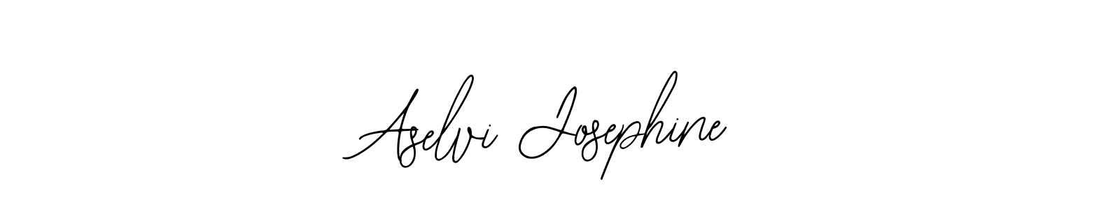 if you are searching for the best signature style for your name Aselvi Josephine. so please give up your signature search. here we have designed multiple signature styles  using Bearetta-2O07w. Aselvi Josephine signature style 12 images and pictures png
