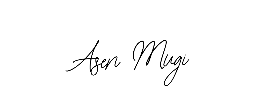 It looks lik you need a new signature style for name Asen Mugi. Design unique handwritten (Bearetta-2O07w) signature with our free signature maker in just a few clicks. Asen Mugi signature style 12 images and pictures png