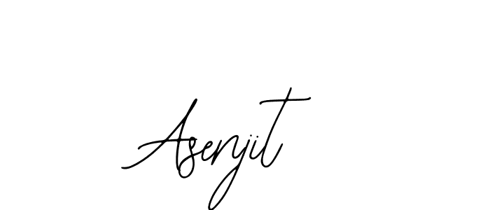 How to make Asenjit signature? Bearetta-2O07w is a professional autograph style. Create handwritten signature for Asenjit name. Asenjit signature style 12 images and pictures png