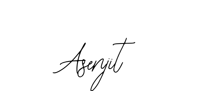 You should practise on your own different ways (Bearetta-2O07w) to write your name (Asenjit) in signature. don't let someone else do it for you. Asenjit signature style 12 images and pictures png