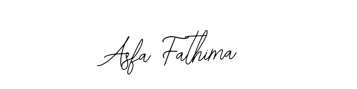 How to make Asfa Fathima signature? Bearetta-2O07w is a professional autograph style. Create handwritten signature for Asfa Fathima name. Asfa Fathima signature style 12 images and pictures png