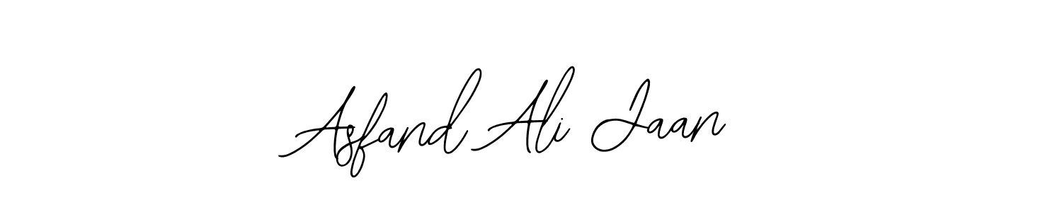 How to make Asfand Ali Jaan name signature. Use Bearetta-2O07w style for creating short signs online. This is the latest handwritten sign. Asfand Ali Jaan signature style 12 images and pictures png
