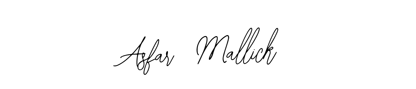 Design your own signature with our free online signature maker. With this signature software, you can create a handwritten (Bearetta-2O07w) signature for name Asfar  Mallick. Asfar  Mallick signature style 12 images and pictures png