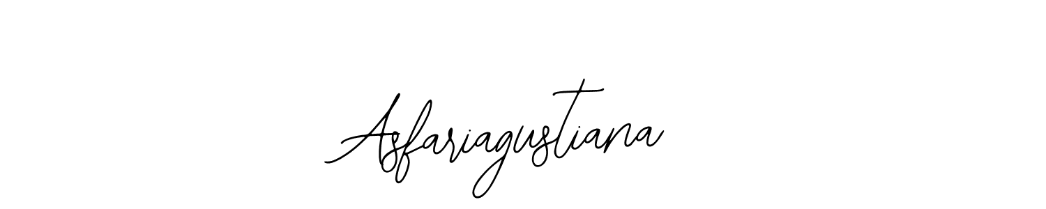 How to make Asfariagustiana signature? Bearetta-2O07w is a professional autograph style. Create handwritten signature for Asfariagustiana name. Asfariagustiana signature style 12 images and pictures png