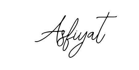 You should practise on your own different ways (Bearetta-2O07w) to write your name (Asfiyat) in signature. Don't let someone else do it for you. Asfiyat signature style 12 images and pictures png