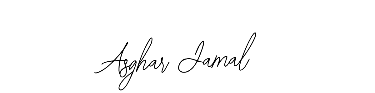 How to make Asghar Jamal name signature. Use Bearetta-2O07w style for creating short signs online. This is the latest handwritten sign. Asghar Jamal signature style 12 images and pictures png