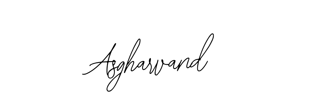 How to make Asgharvand signature? Bearetta-2O07w is a professional autograph style. Create handwritten signature for Asgharvand name. Asgharvand signature style 12 images and pictures png