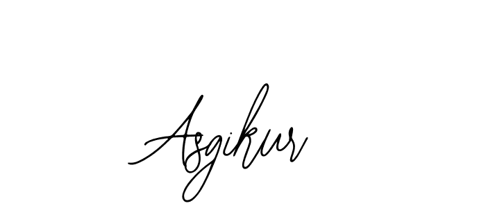 How to make Asgikur name signature. Use Bearetta-2O07w style for creating short signs online. This is the latest handwritten sign. Asgikur signature style 12 images and pictures png