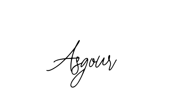 Design your own signature with our free online signature maker. With this signature software, you can create a handwritten (Bearetta-2O07w) signature for name Asgour. Asgour signature style 12 images and pictures png