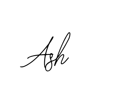 Use a signature maker to create a handwritten signature online. With this signature software, you can design (Bearetta-2O07w) your own signature for name Ash . Ash  signature style 12 images and pictures png