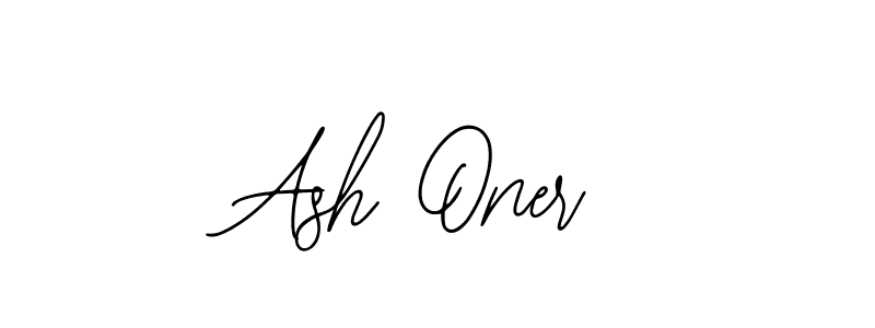 Use a signature maker to create a handwritten signature online. With this signature software, you can design (Bearetta-2O07w) your own signature for name Ash Oner. Ash Oner signature style 12 images and pictures png