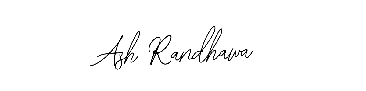 How to make Ash Randhawa name signature. Use Bearetta-2O07w style for creating short signs online. This is the latest handwritten sign. Ash Randhawa signature style 12 images and pictures png