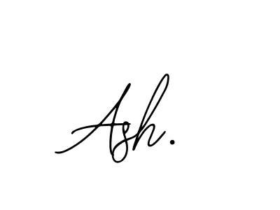 Use a signature maker to create a handwritten signature online. With this signature software, you can design (Bearetta-2O07w) your own signature for name Ash.. Ash. signature style 12 images and pictures png