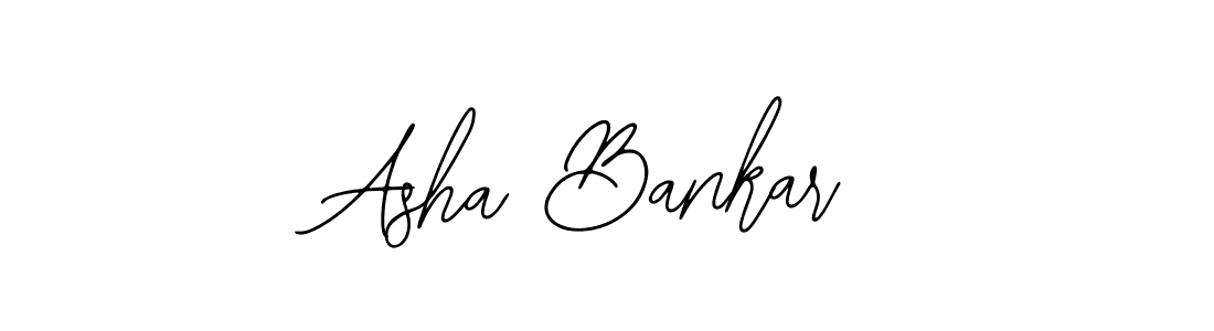 The best way (Bearetta-2O07w) to make a short signature is to pick only two or three words in your name. The name Asha Bankar include a total of six letters. For converting this name. Asha Bankar signature style 12 images and pictures png