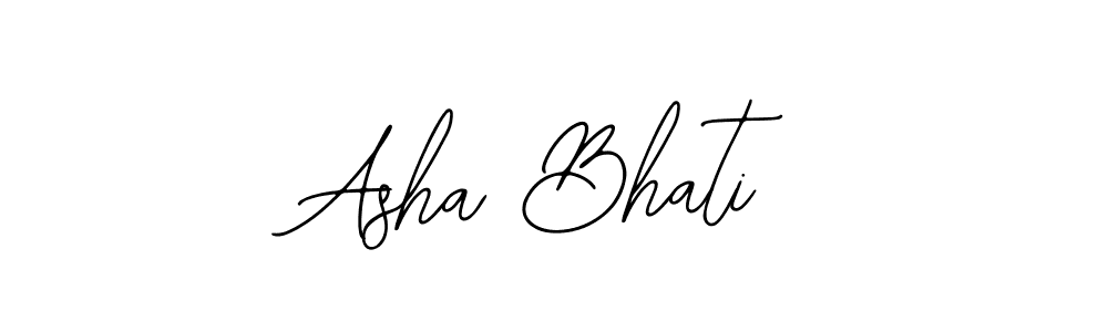 Make a beautiful signature design for name Asha Bhati. With this signature (Bearetta-2O07w) style, you can create a handwritten signature for free. Asha Bhati signature style 12 images and pictures png