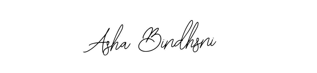 Bearetta-2O07w is a professional signature style that is perfect for those who want to add a touch of class to their signature. It is also a great choice for those who want to make their signature more unique. Get Asha Bindhsni name to fancy signature for free. Asha Bindhsni signature style 12 images and pictures png