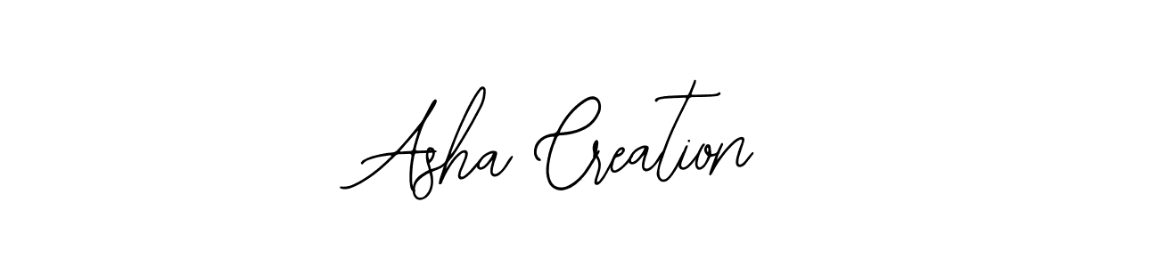 Make a beautiful signature design for name Asha Creation. With this signature (Bearetta-2O07w) style, you can create a handwritten signature for free. Asha Creation signature style 12 images and pictures png