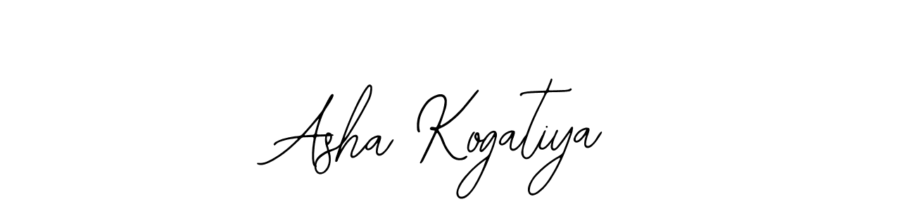 Design your own signature with our free online signature maker. With this signature software, you can create a handwritten (Bearetta-2O07w) signature for name Asha Kogatiya. Asha Kogatiya signature style 12 images and pictures png