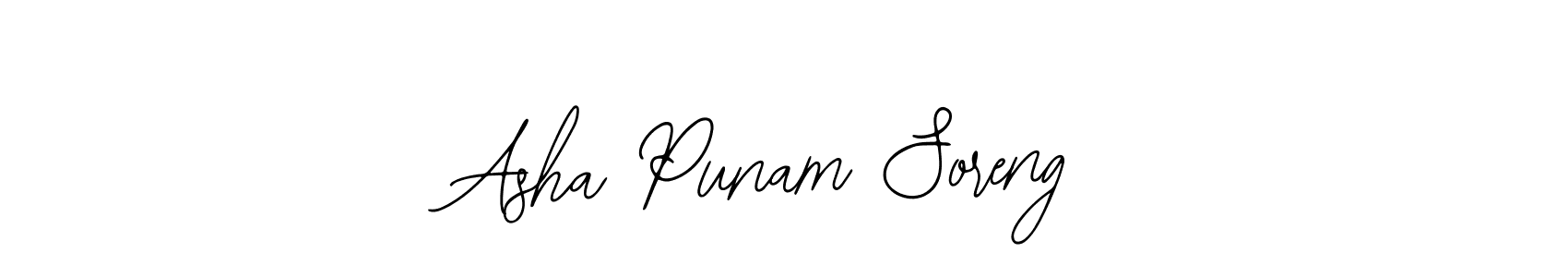 How to make Asha Punam Soreng signature? Bearetta-2O07w is a professional autograph style. Create handwritten signature for Asha Punam Soreng name. Asha Punam Soreng signature style 12 images and pictures png