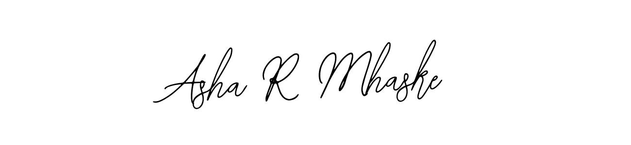 Bearetta-2O07w is a professional signature style that is perfect for those who want to add a touch of class to their signature. It is also a great choice for those who want to make their signature more unique. Get Asha R Mhaske name to fancy signature for free. Asha R Mhaske signature style 12 images and pictures png