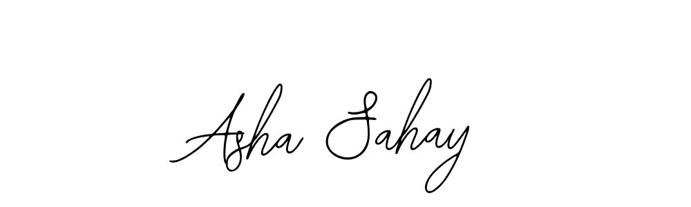 Asha Sahay stylish signature style. Best Handwritten Sign (Bearetta-2O07w) for my name. Handwritten Signature Collection Ideas for my name Asha Sahay. Asha Sahay signature style 12 images and pictures png