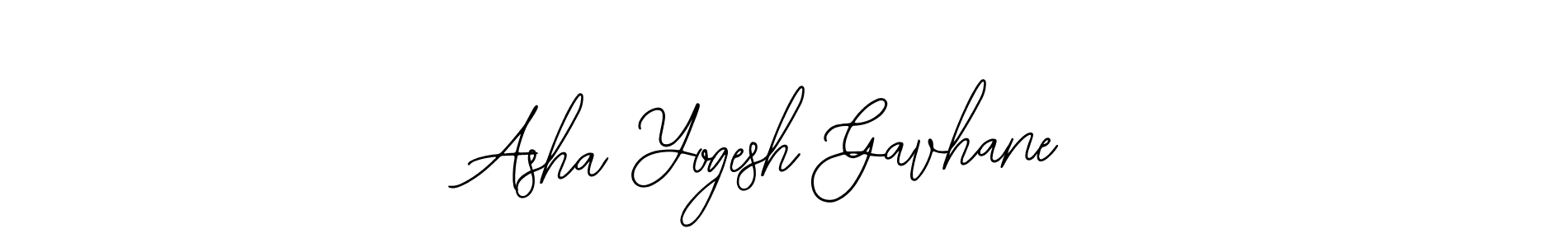 Design your own signature with our free online signature maker. With this signature software, you can create a handwritten (Bearetta-2O07w) signature for name Asha Yogesh Gavhane. Asha Yogesh Gavhane signature style 12 images and pictures png