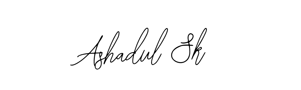 Bearetta-2O07w is a professional signature style that is perfect for those who want to add a touch of class to their signature. It is also a great choice for those who want to make their signature more unique. Get Ashadul Sk name to fancy signature for free. Ashadul Sk signature style 12 images and pictures png