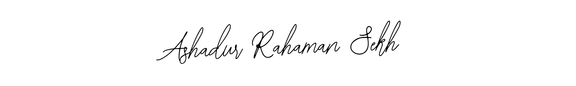 Design your own signature with our free online signature maker. With this signature software, you can create a handwritten (Bearetta-2O07w) signature for name Ashadur Rahaman Sekh. Ashadur Rahaman Sekh signature style 12 images and pictures png