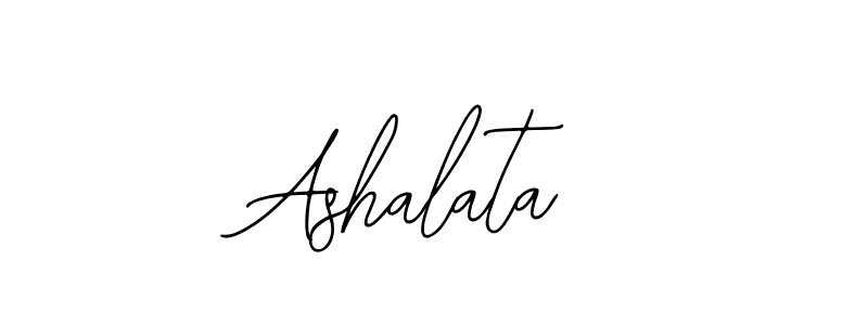 You should practise on your own different ways (Bearetta-2O07w) to write your name (Ashalata) in signature. don't let someone else do it for you. Ashalata signature style 12 images and pictures png