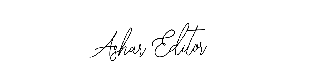 You can use this online signature creator to create a handwritten signature for the name Ashar Editor. This is the best online autograph maker. Ashar Editor signature style 12 images and pictures png