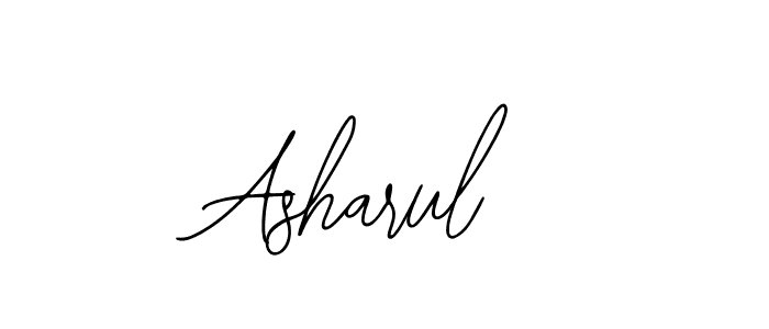 Also we have Asharul name is the best signature style. Create professional handwritten signature collection using Bearetta-2O07w autograph style. Asharul signature style 12 images and pictures png