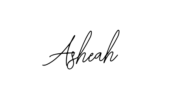 How to make Asheah signature? Bearetta-2O07w is a professional autograph style. Create handwritten signature for Asheah name. Asheah signature style 12 images and pictures png