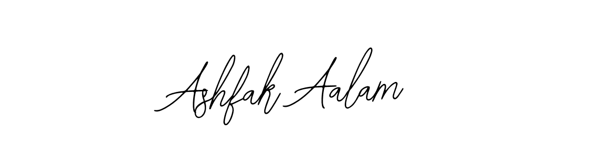How to make Ashfak Aalam name signature. Use Bearetta-2O07w style for creating short signs online. This is the latest handwritten sign. Ashfak Aalam signature style 12 images and pictures png