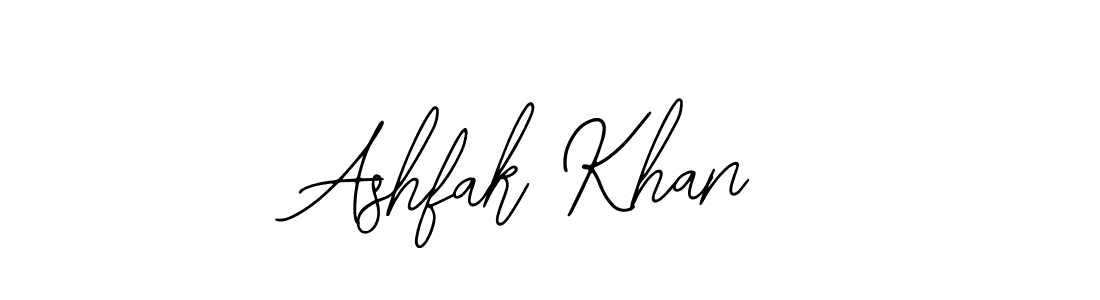 You should practise on your own different ways (Bearetta-2O07w) to write your name (Ashfak Khan) in signature. don't let someone else do it for you. Ashfak Khan signature style 12 images and pictures png