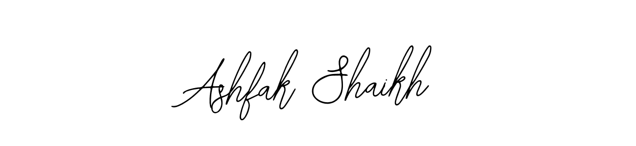 You should practise on your own different ways (Bearetta-2O07w) to write your name (Ashfak Shaikh) in signature. don't let someone else do it for you. Ashfak Shaikh signature style 12 images and pictures png