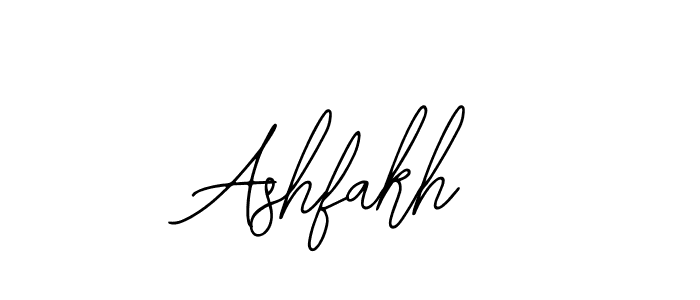 How to make Ashfakh name signature. Use Bearetta-2O07w style for creating short signs online. This is the latest handwritten sign. Ashfakh signature style 12 images and pictures png