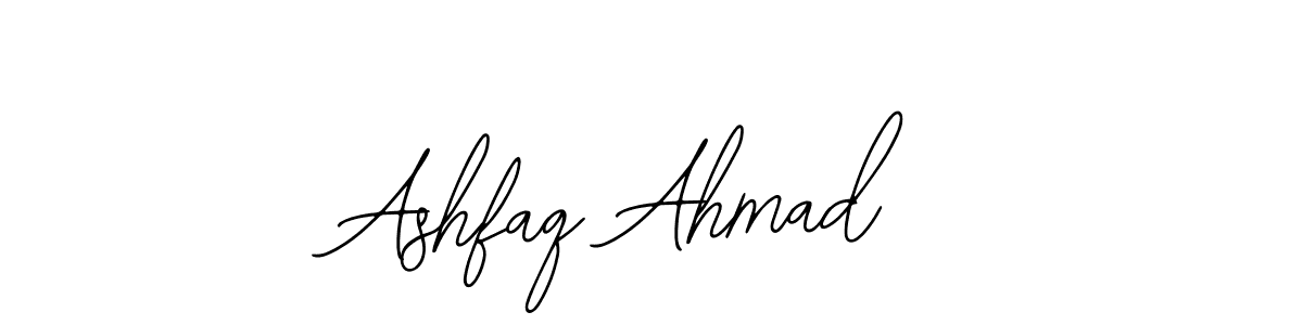 How to make Ashfaq Ahmad name signature. Use Bearetta-2O07w style for creating short signs online. This is the latest handwritten sign. Ashfaq Ahmad signature style 12 images and pictures png