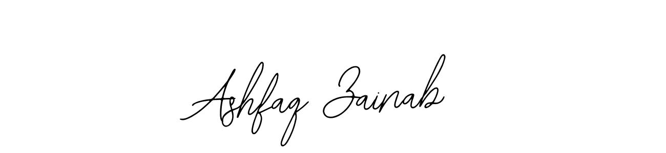 Make a beautiful signature design for name Ashfaq Zainab. Use this online signature maker to create a handwritten signature for free. Ashfaq Zainab signature style 12 images and pictures png