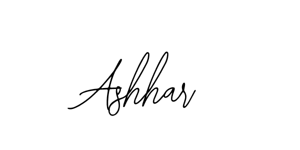 Also we have Ashhar name is the best signature style. Create professional handwritten signature collection using Bearetta-2O07w autograph style. Ashhar signature style 12 images and pictures png